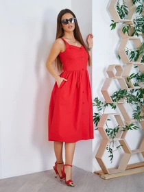 Сукні ISSA Plus модель 11782_красный Фото