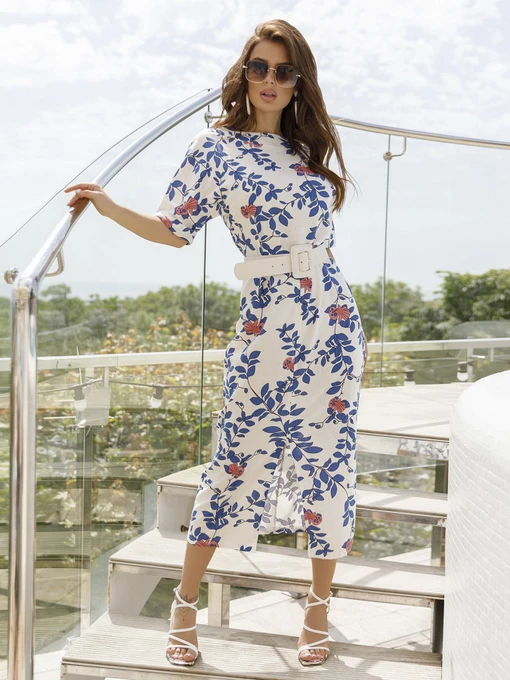 Сукні ISSA Plus модель 11999_белый Фото