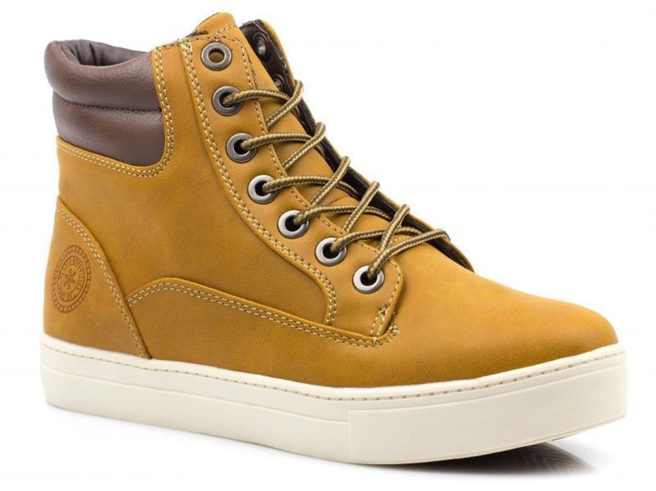Кеды Plato CRT модель 127232 natural/d.brown Фото