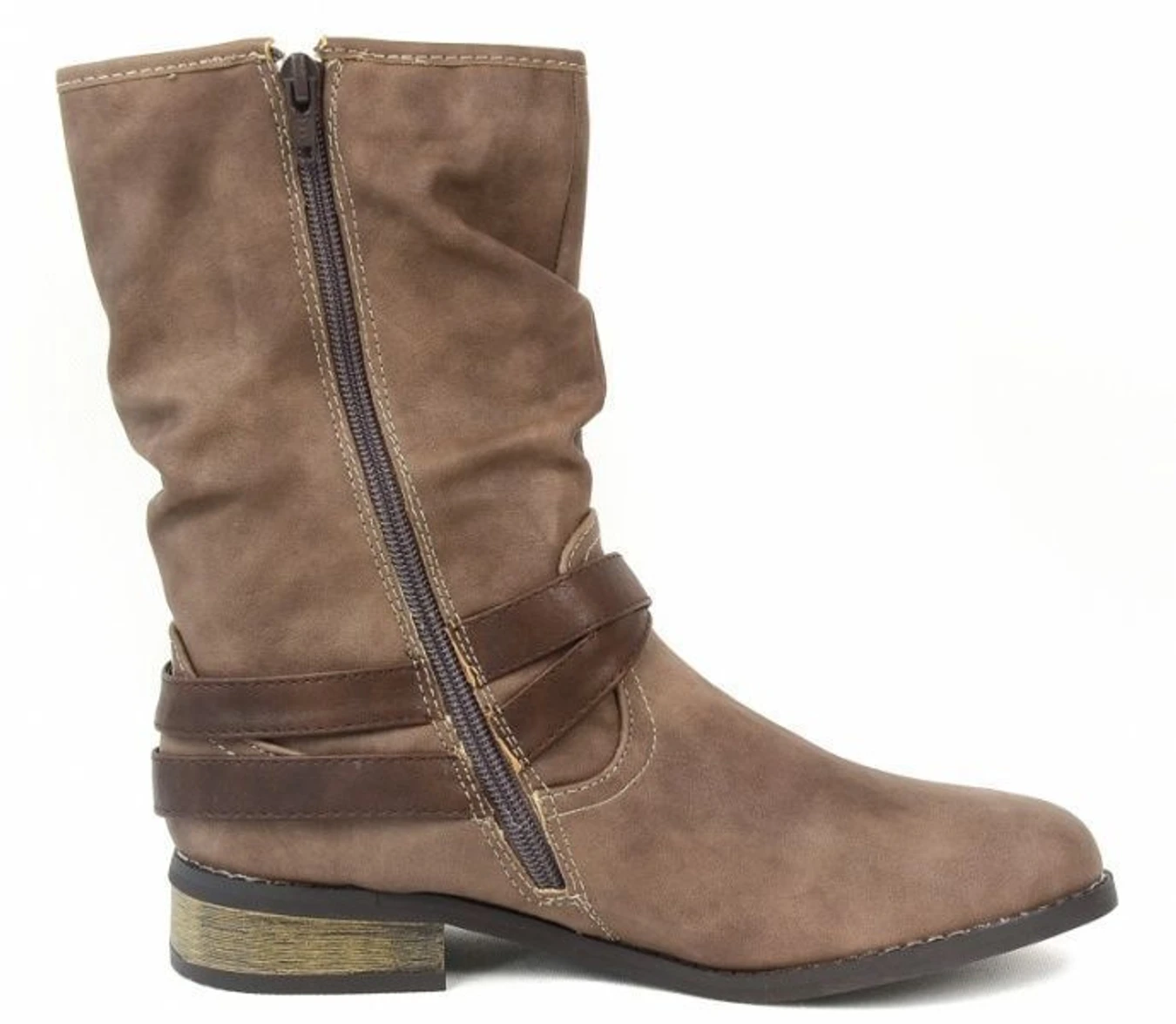 Ботинки и сапоги Plato CRT модель 218722 taupe/mbrn Фото