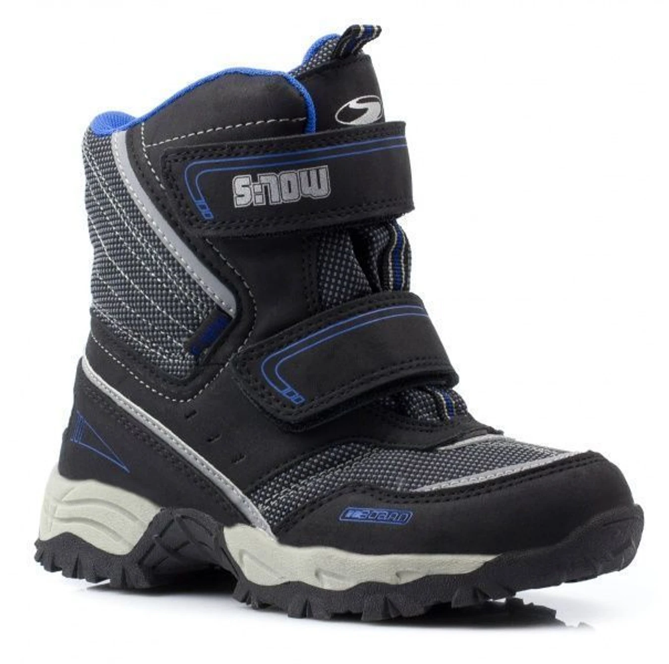 Ботинки и сапоги Plato CRT модель 413147 black/silver/d.blue Фото