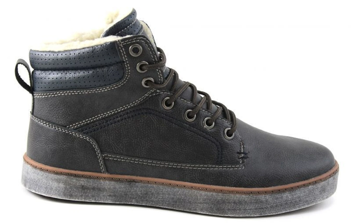 Ботинки и сапоги Palette модель 214-BSM-04B GREY/DK BLUE Фото