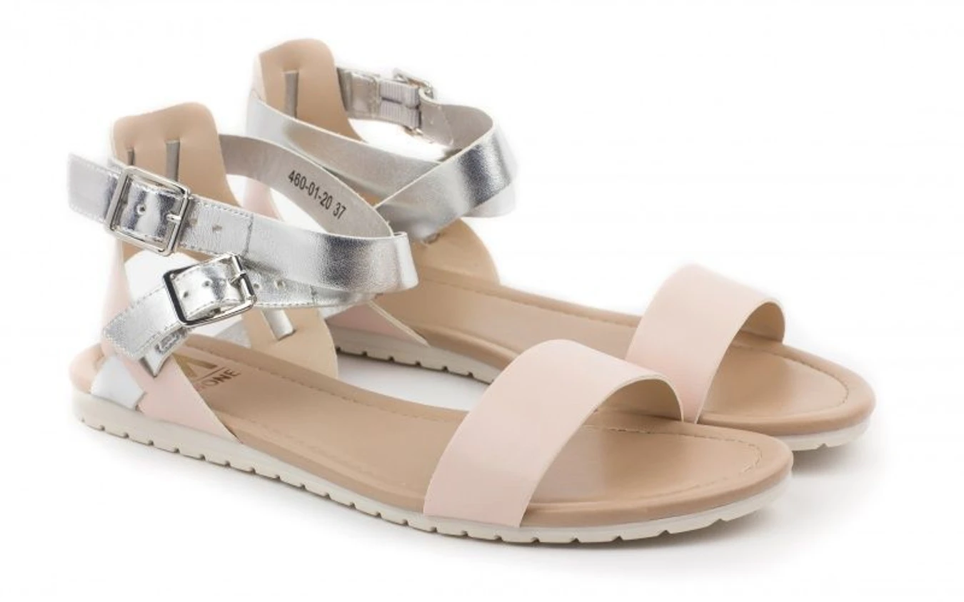 Сандалії M Wone модель 460-01-20 Silver/nude Фото
