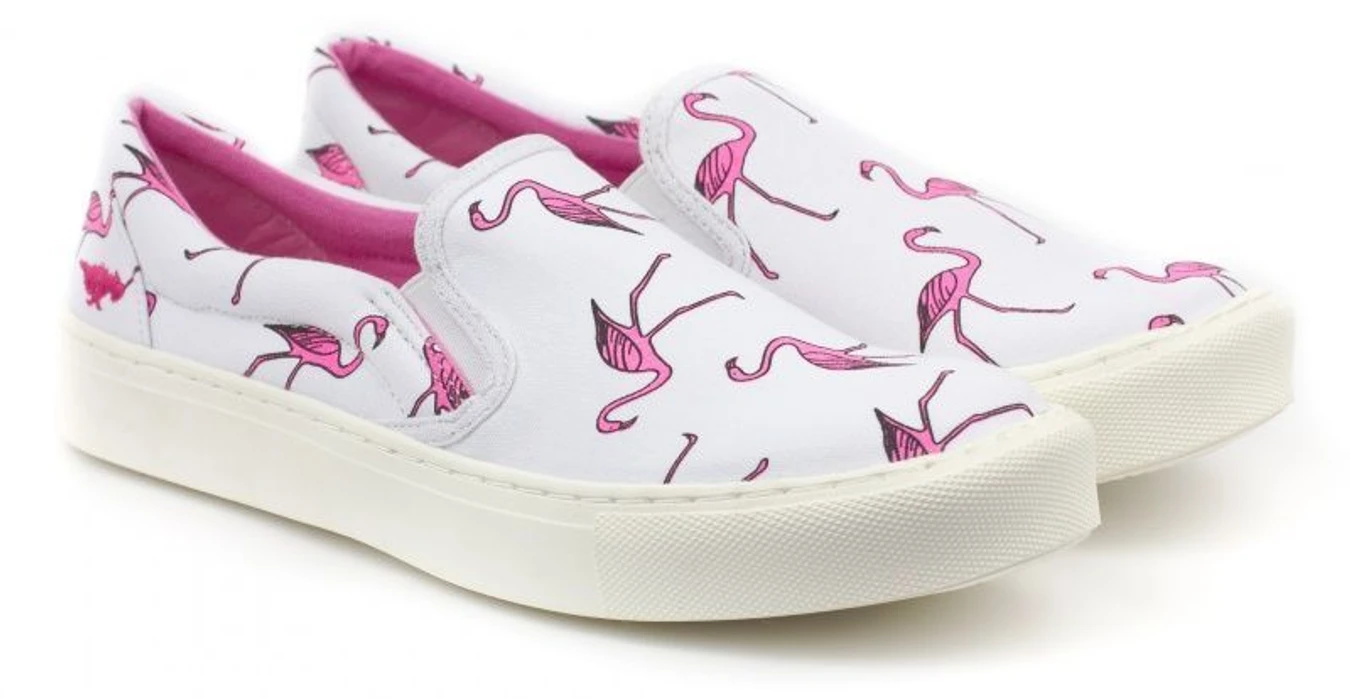 Слипоны и мокасины Rocket Dog модель DUET cotton pink Фото