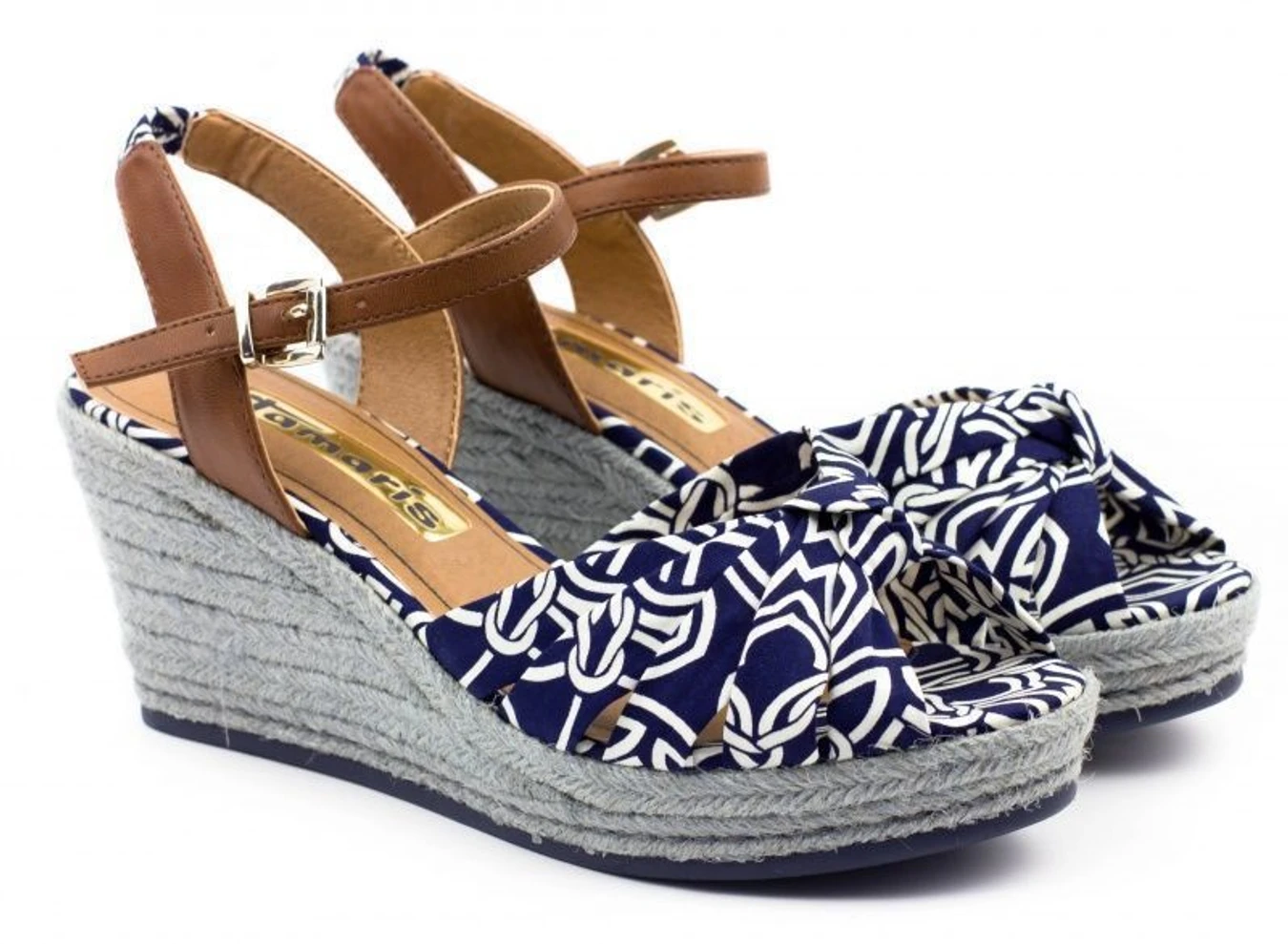 Босоножки Tamaris модель 28339-24-890 navy comb Фото