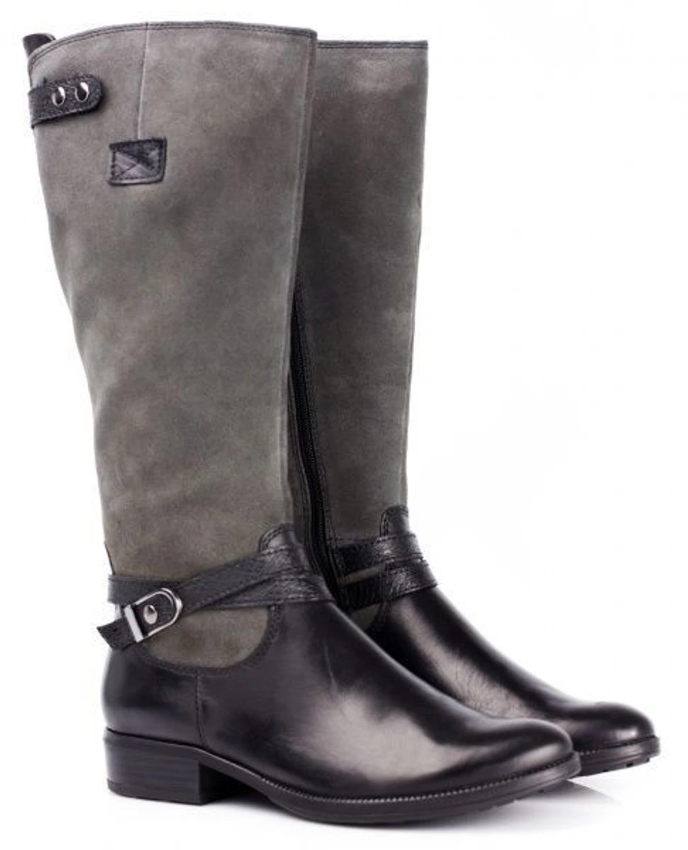 Сапоги и ботфорты Tamaris модель 25503-25-056 black/graphite Фото