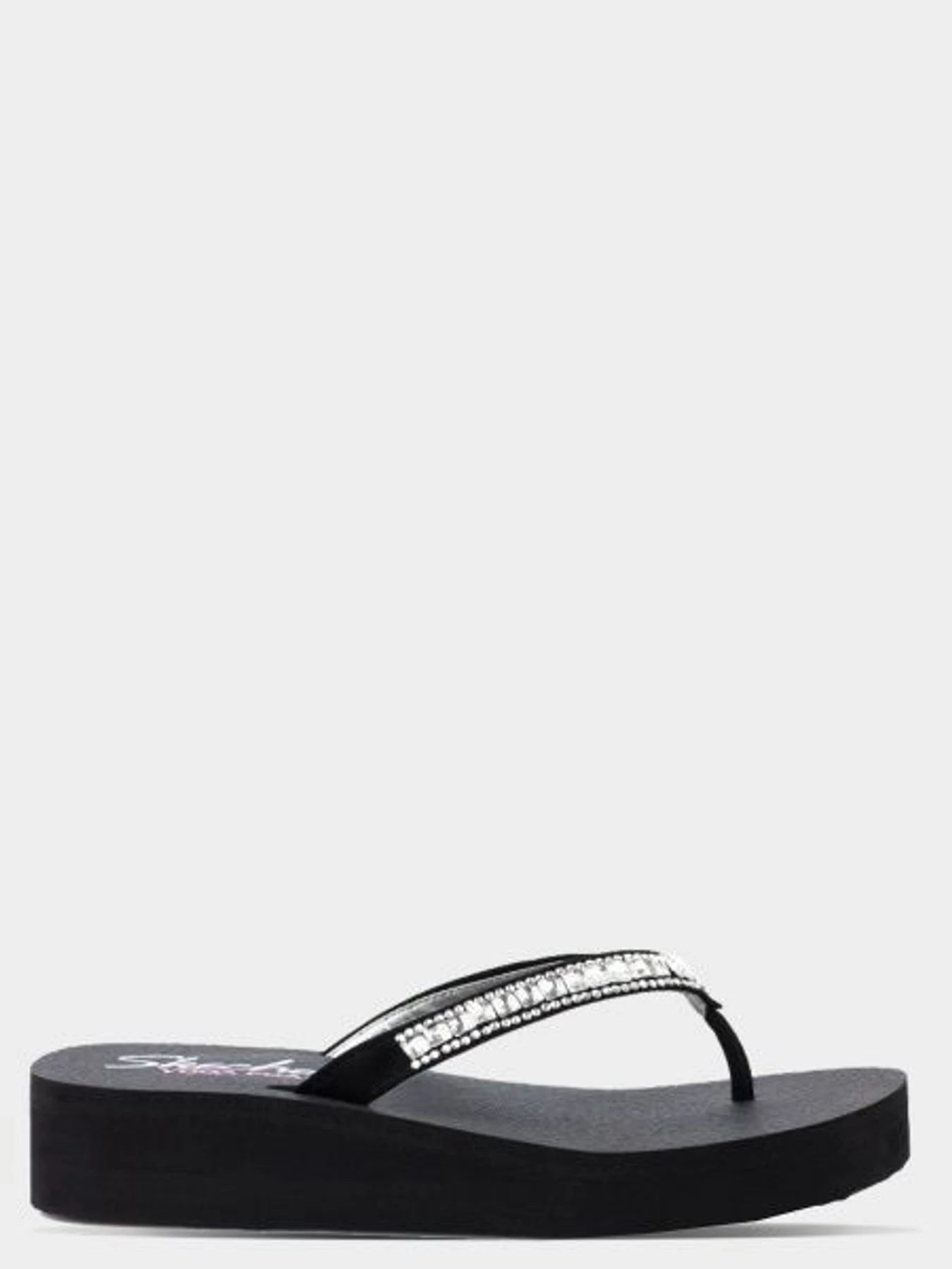 Шлёпанцы Skechers Vinyasa - Treasure Trove модель 38498 BLK Фото