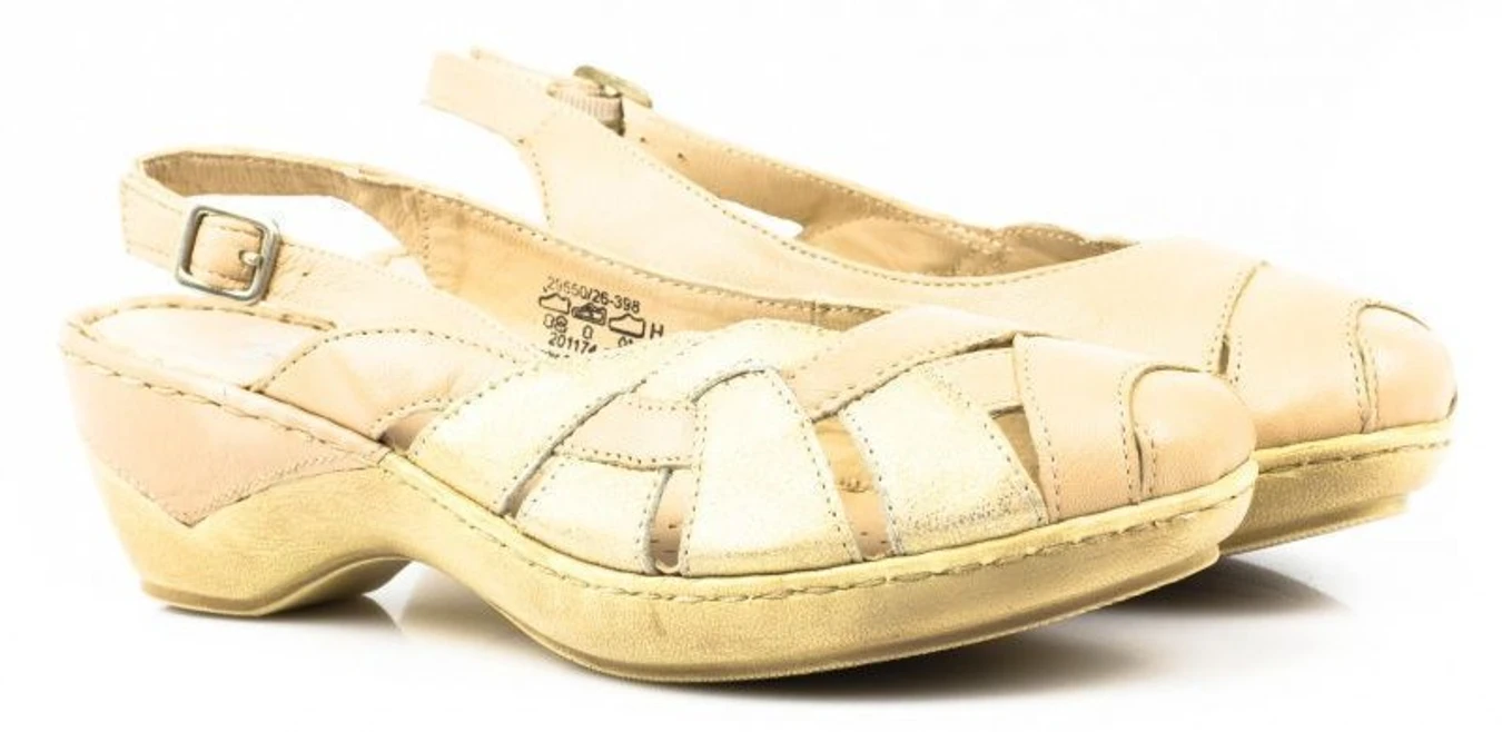 Босоножки Caprice модель 29550-26-398 beige/gold Фото