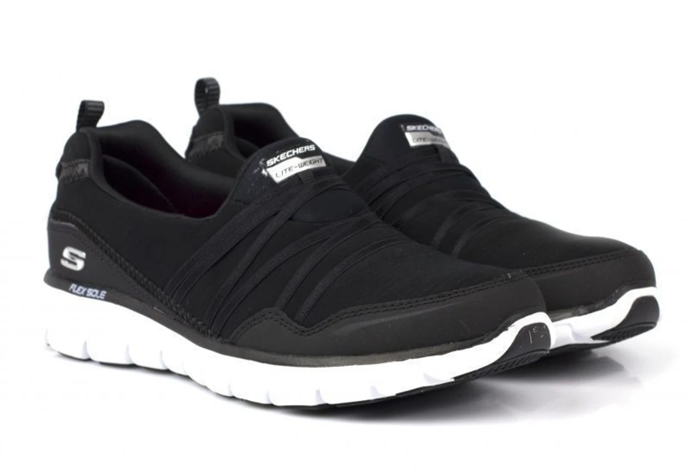 Сліпони та мокасини Skechers модель 12004 BKW Фото