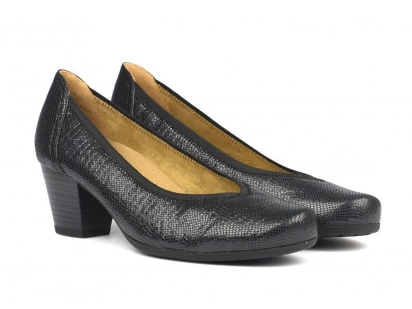Туфли и лоферы Caprice модель 22301-27-010 black reptile Фото