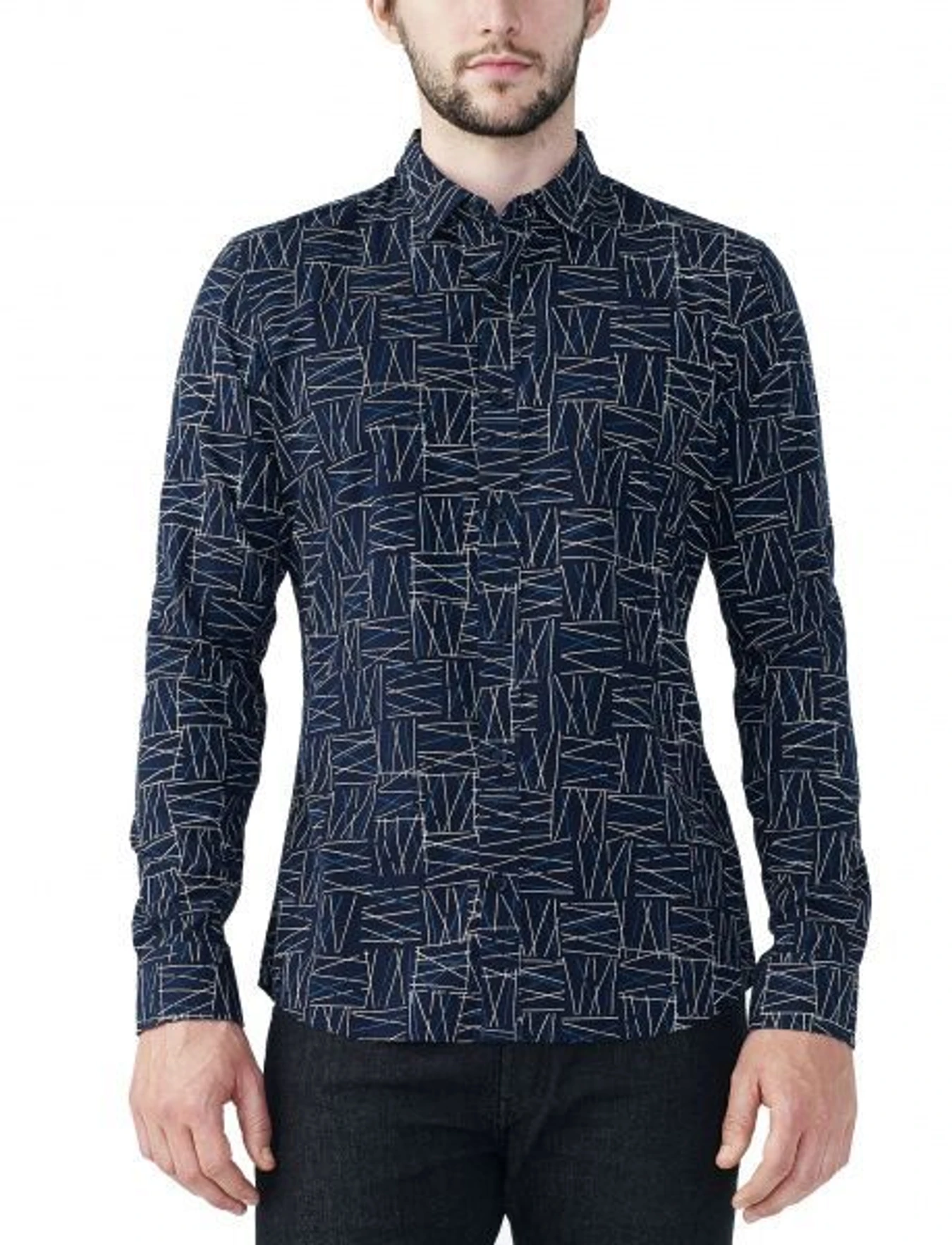 Рубашка с длинным рукавом Armani Exchange модель 6XZC24-ZNI2Z-2501 Рубашка с длинным рукавом Armani Exchange модель 6XZC24-ZNI2Z-2501 Фото