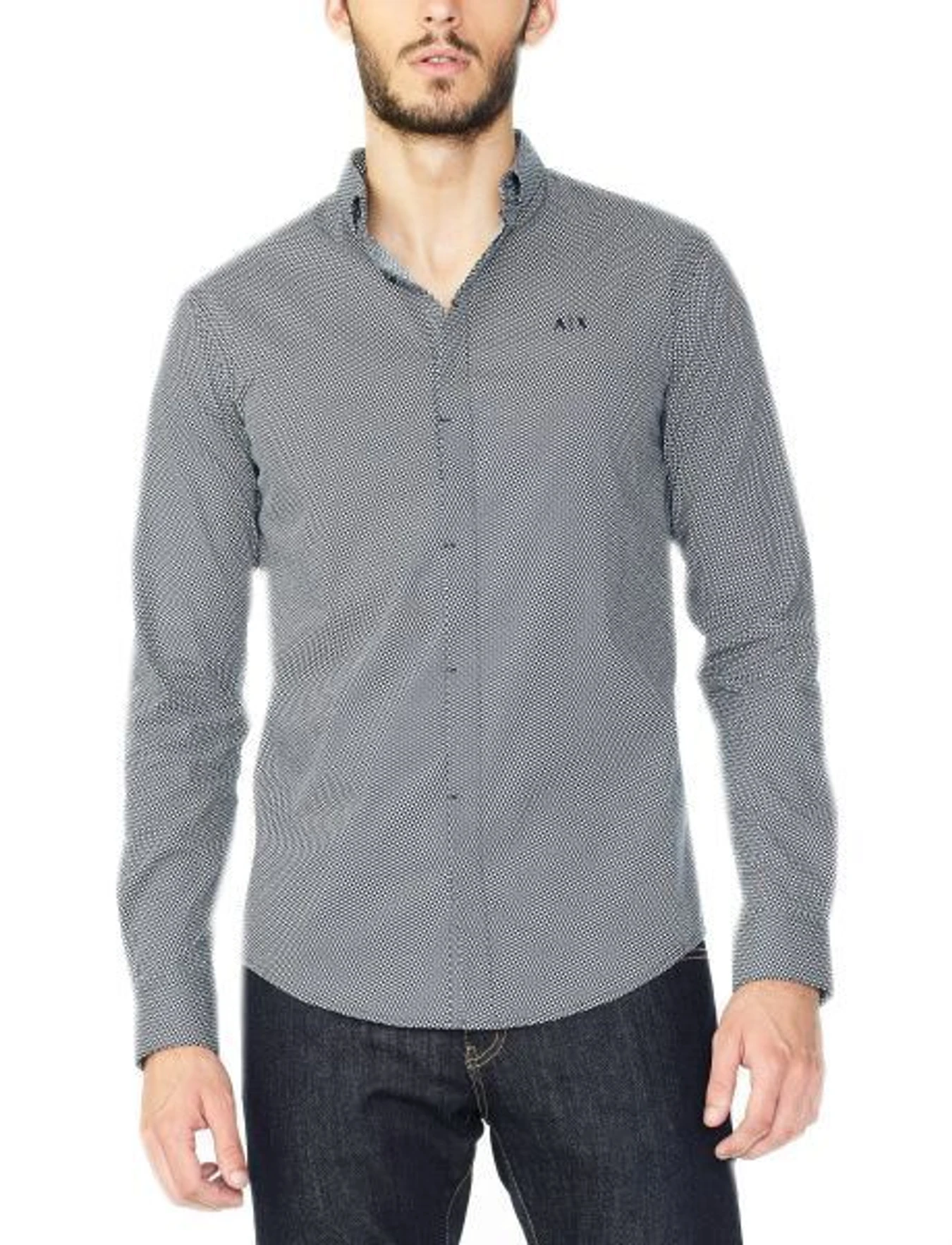Рубашка с длинным рукавом Armani Exchange модель 6XZC52-ZNN1Z-2113 Фото