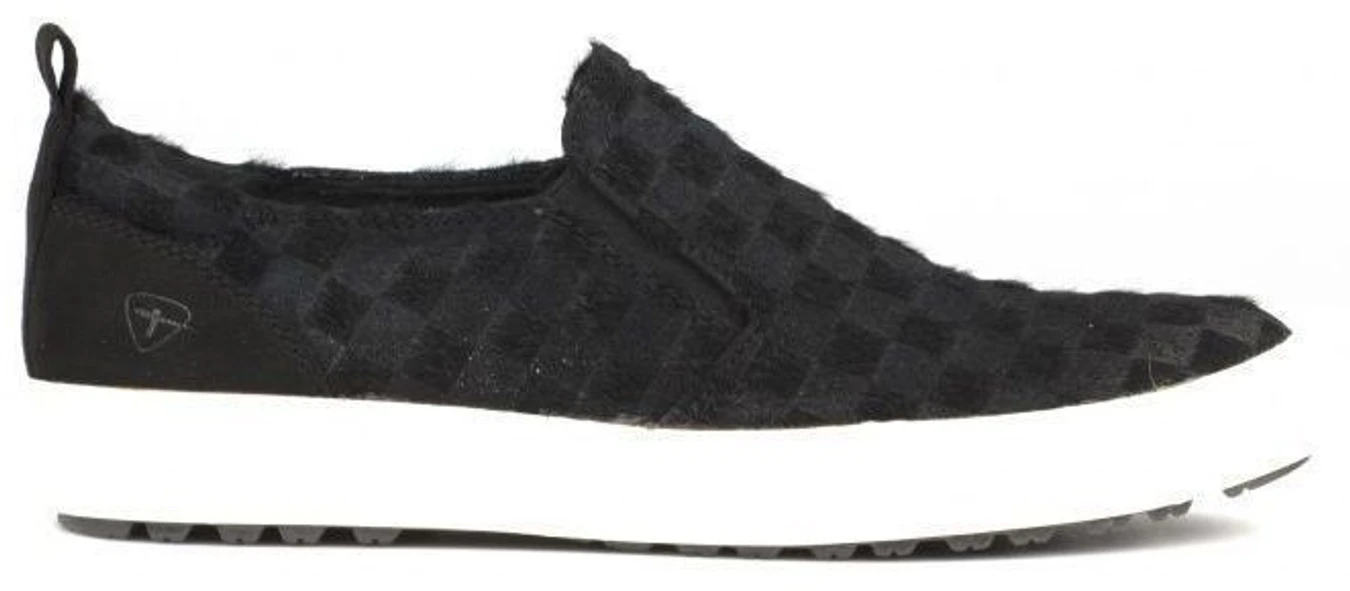 Слипоны и мокасины Tamaris модель 24604-27-052 blk check pony Фото