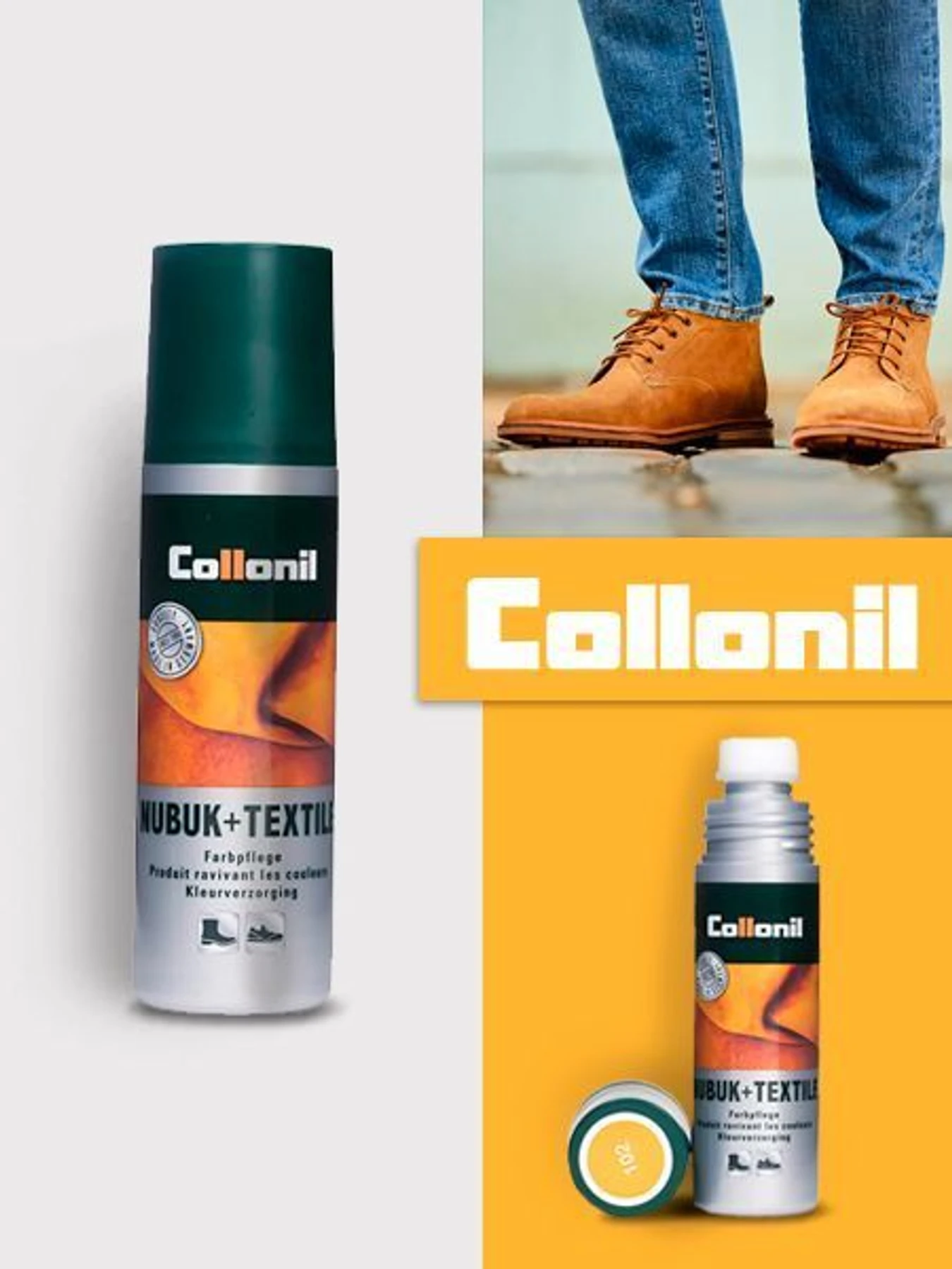 Догляд за взуттям Collonil модель 102 nubuk+textil Фото