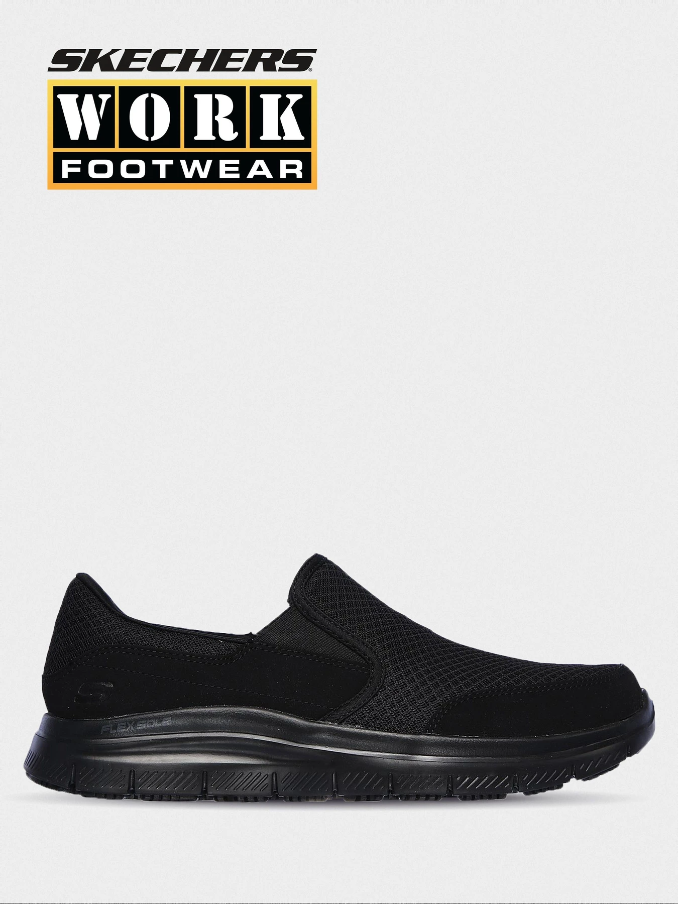 Слипоны и мокасины Skechers Work Relaxed Fit: Flex Advantage - McAllen SR модель 77048 BBK Фото