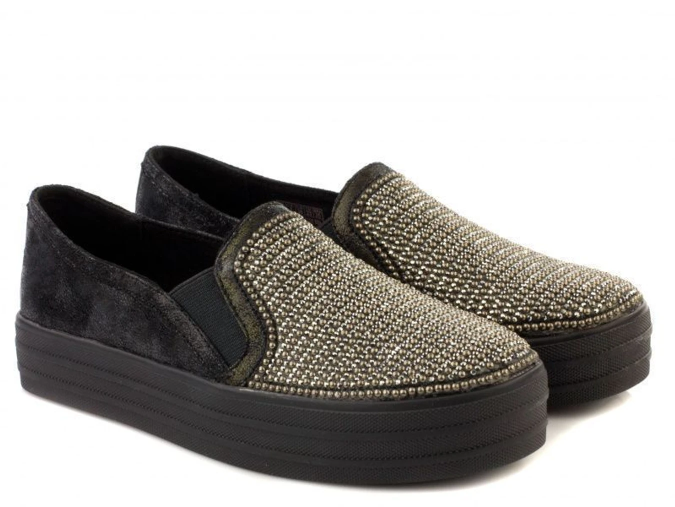 Сліпони та мокасини Skechers модель 801 BBK Фото