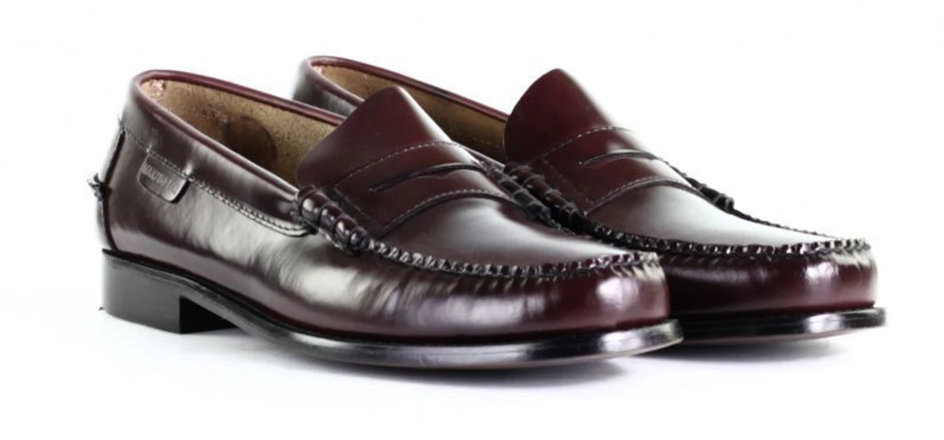 Слипоны и мокасины MARTINELLI модель B101-0011 BURGUNDY Фото