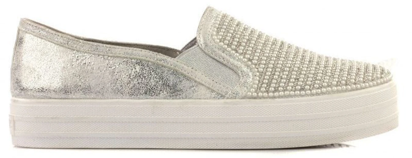Слипоны и мокасины Skechers модель 801 SIL Фото