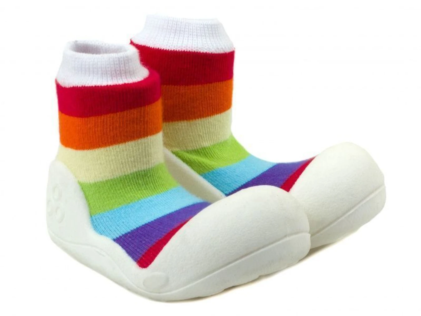Мокасини та топ-сайдери Attipas модель AR03-RainBow White Фото