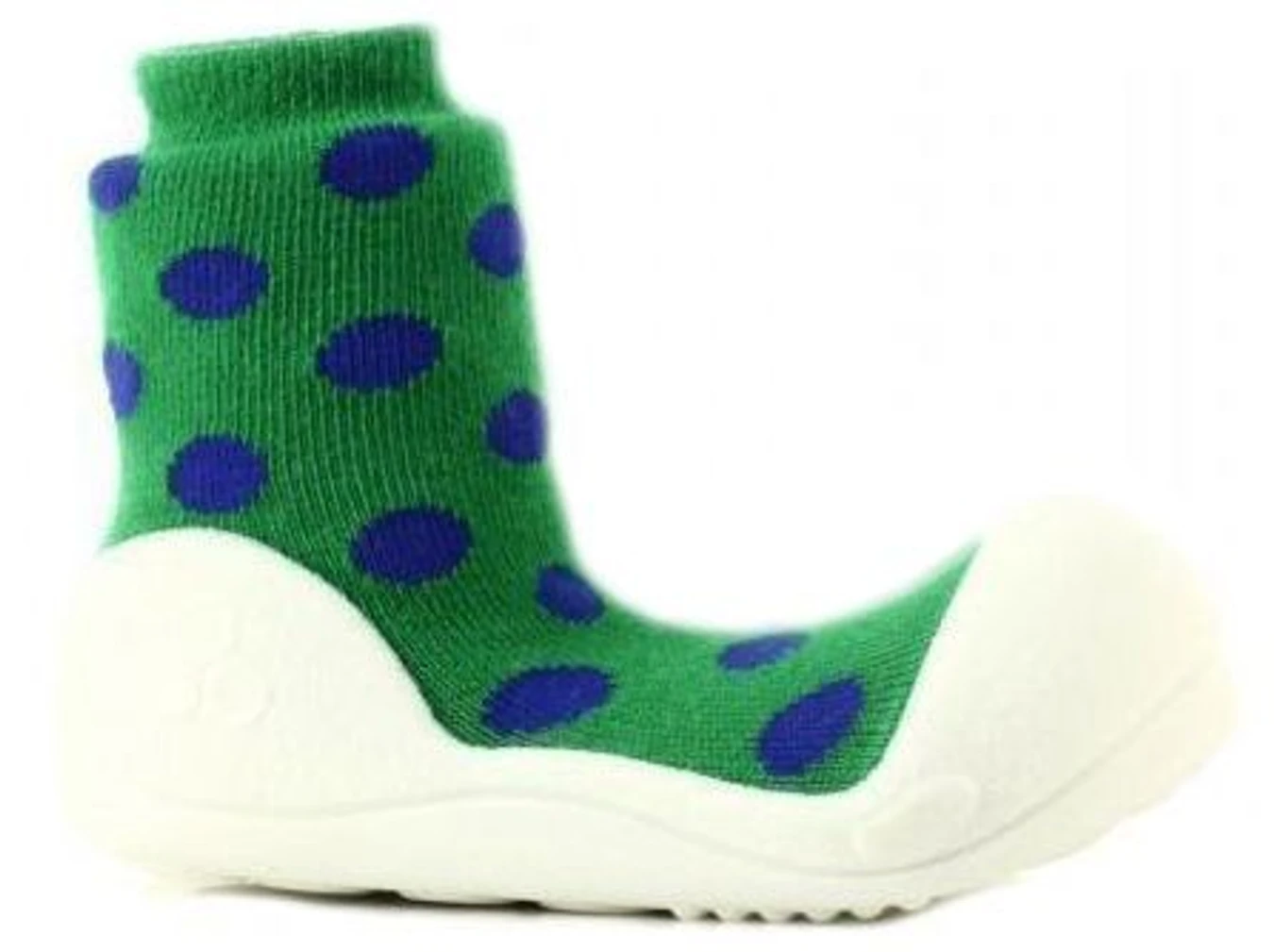 Мокасини та топ-сайдери Attipas модель AD02-Polka Dot Green Фото
