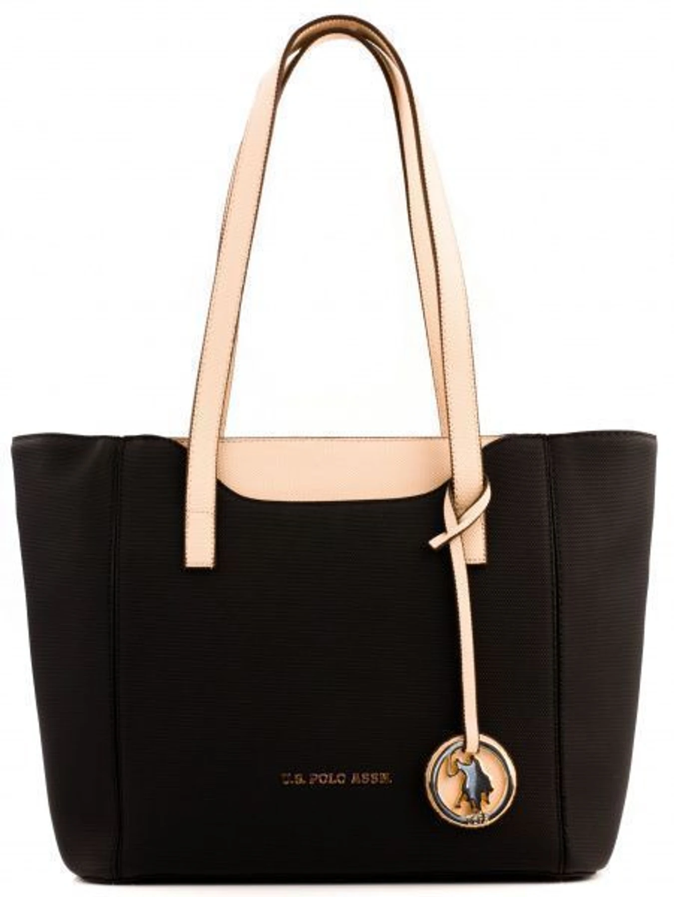 Сумки US Polo модель US17137 BLACK-WHITE-WHITE Фото