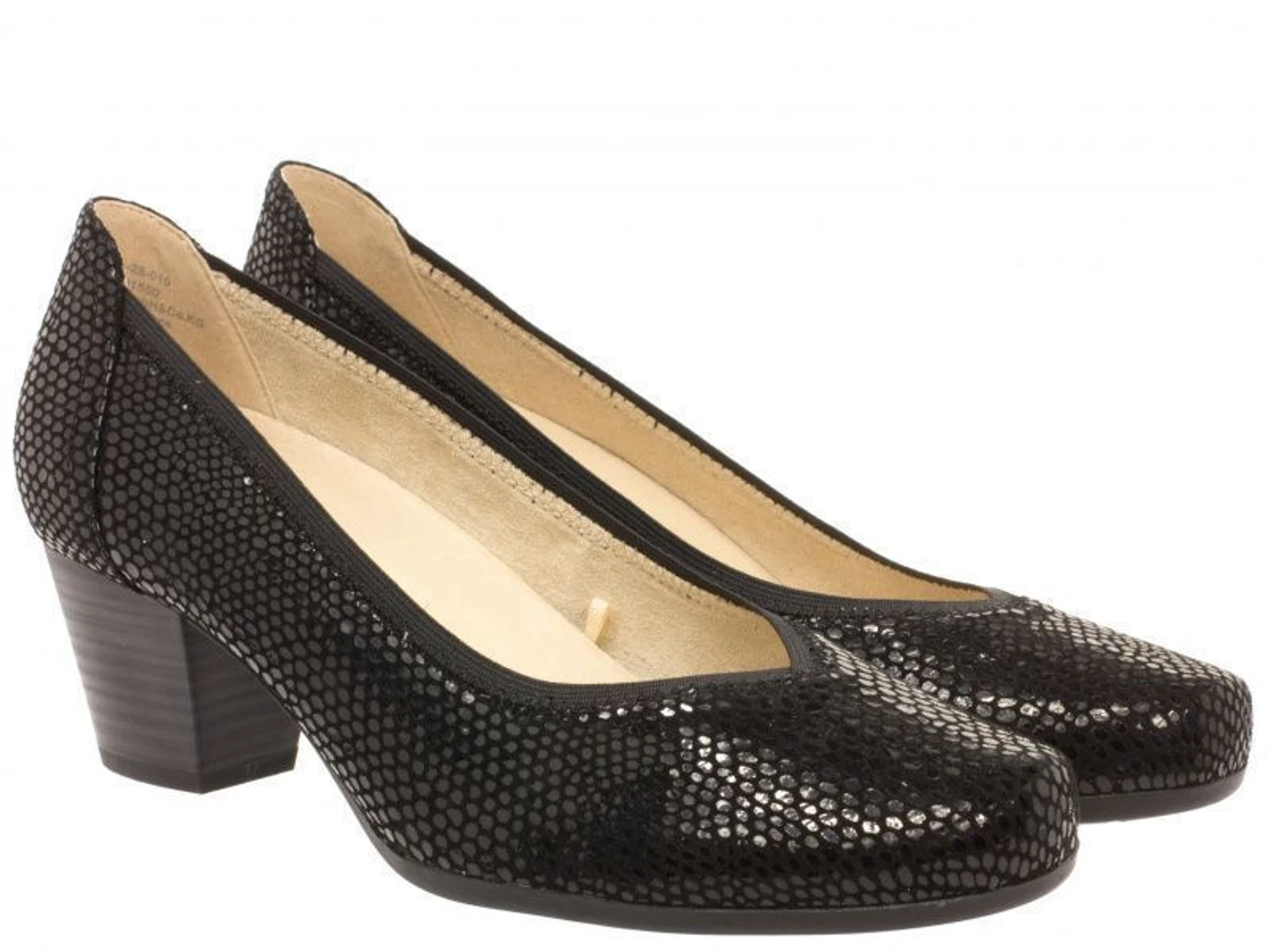 Туфли и лоферы Caprice модель 22301-28-010 black reptile Фото