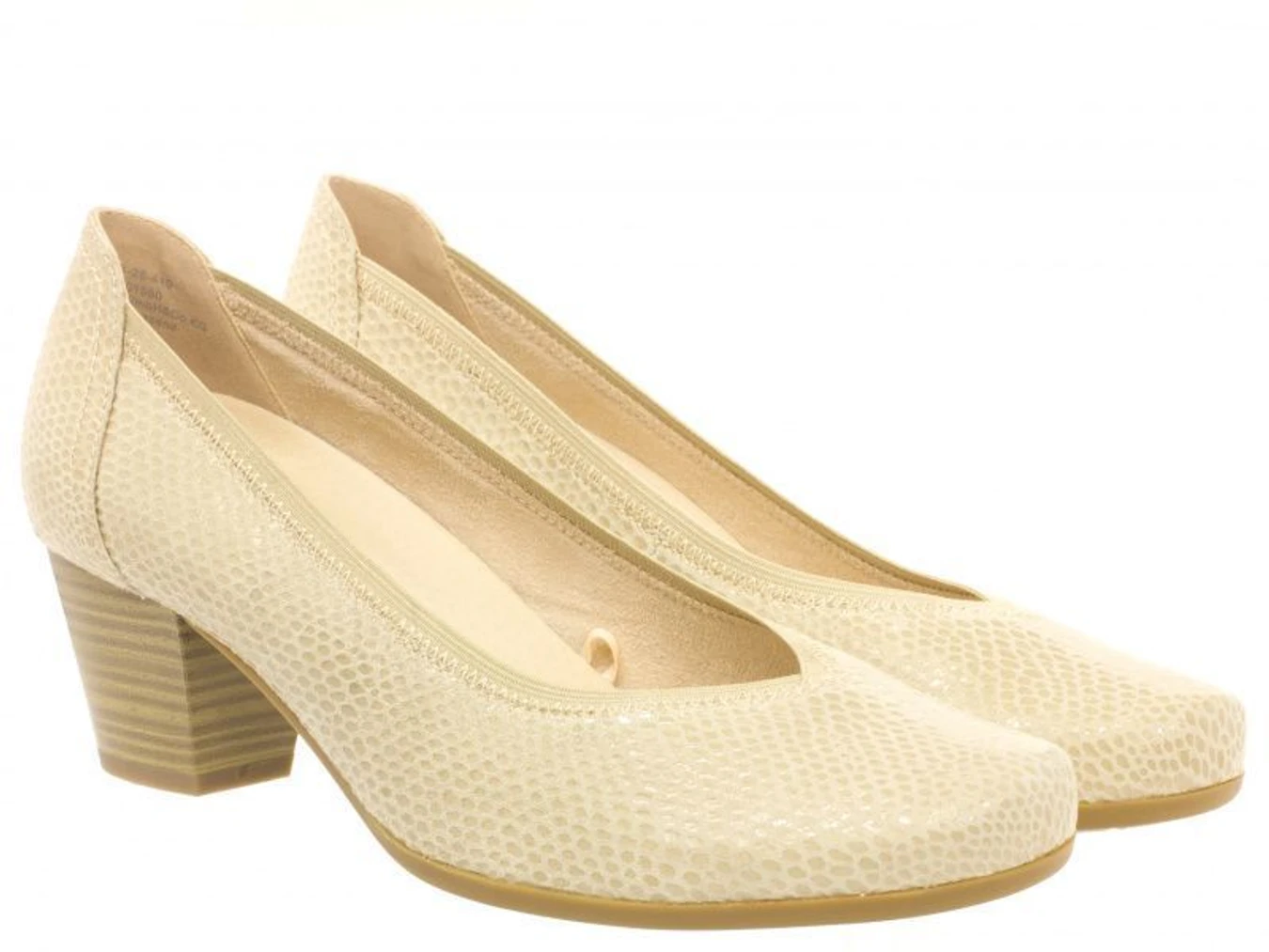 Туфли и лоферы Caprice модель 22301-28-410 beige reptile Фото