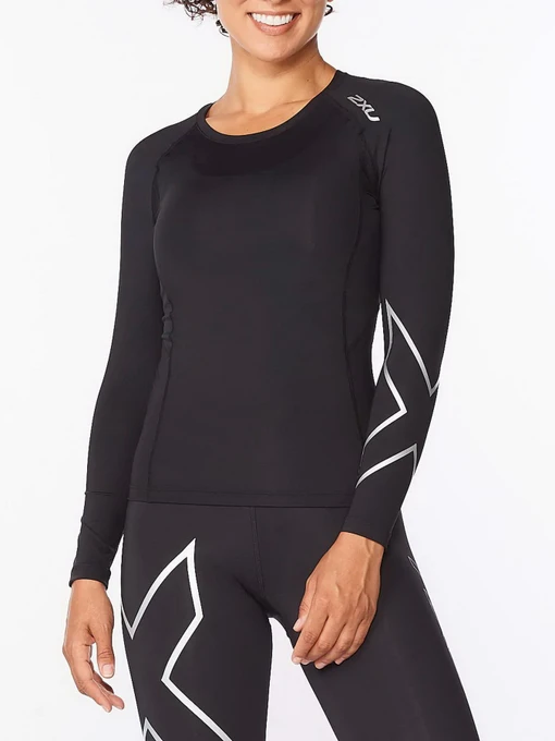 Худи и свитшоты 2XU Core модель WA6401a-BLK/SIL Фото