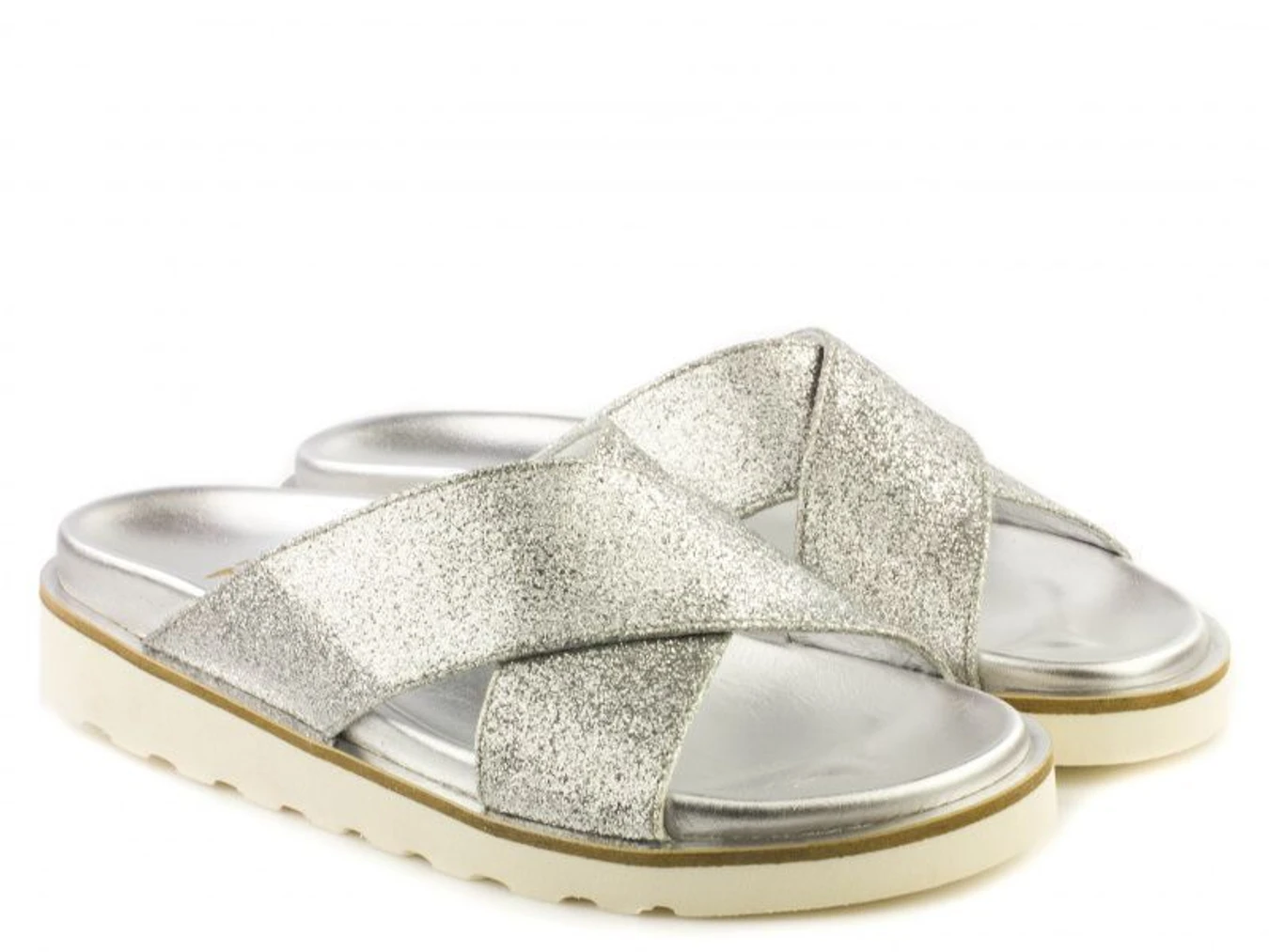 Шльопанці Trussardi Jeans модель 79S561 SILVER Фото