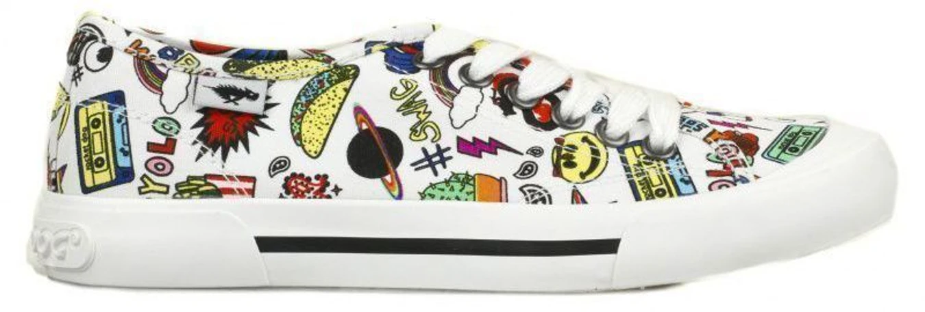 Кеды Rocket Dog модель JUMPINSGI SWAG COTTON WHITE MU Фото