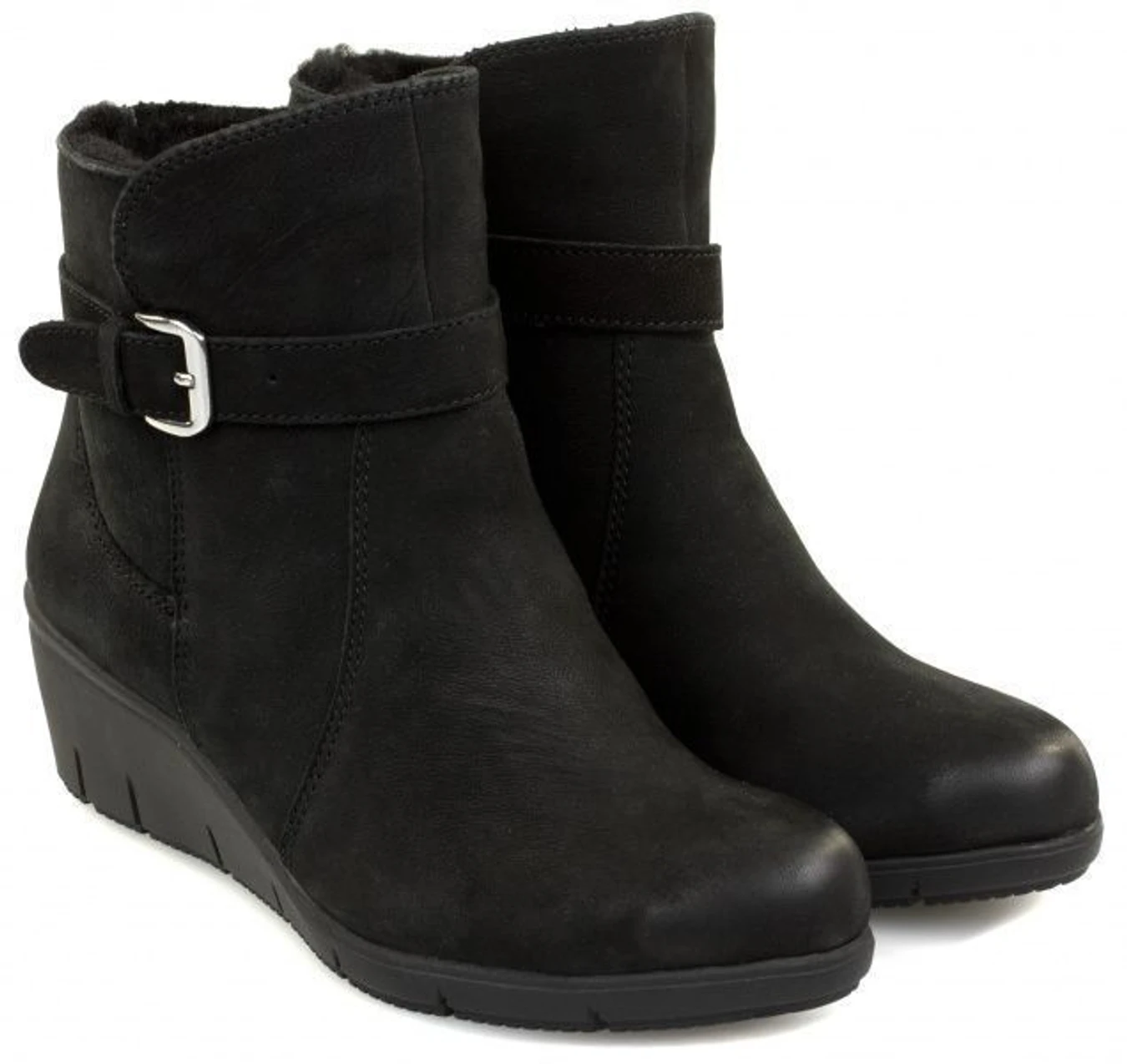 Черевики та чоботи Caprice модель 26412-29-015 BLACK NUB.COMB Фото