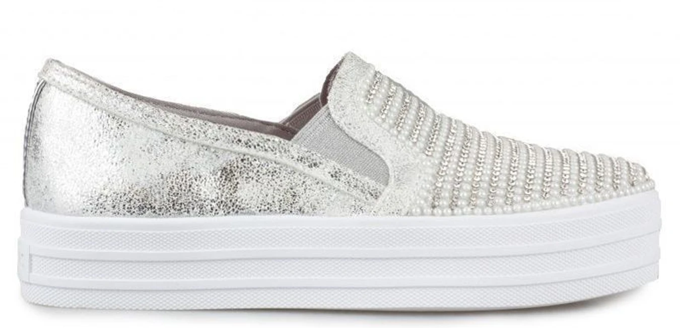 Слипоны и мокасины Skechers модель 84999L SIL Фото