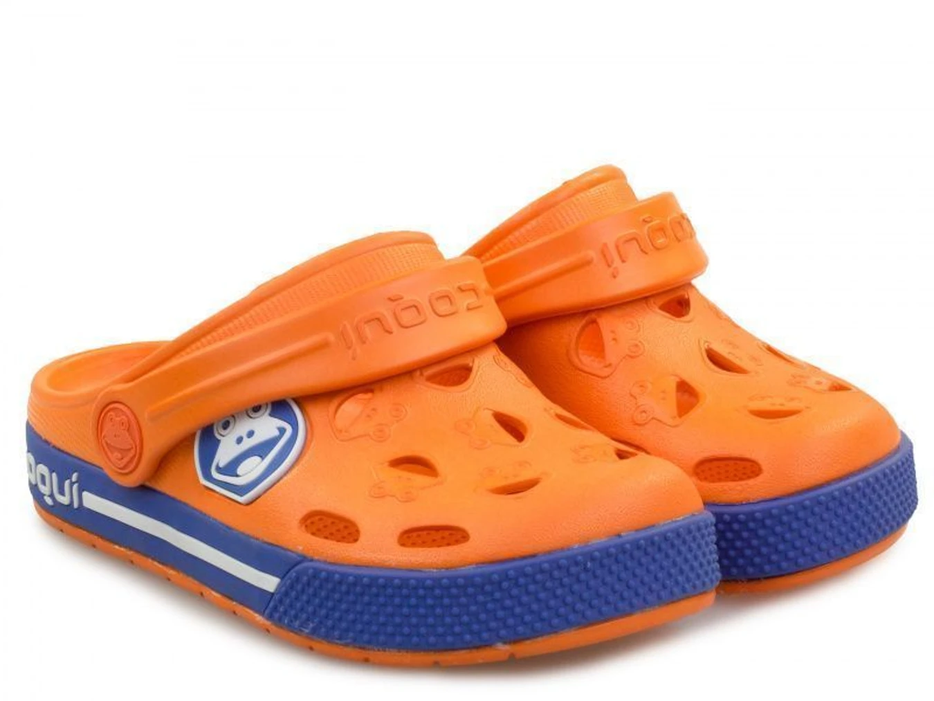 Сандалії COQUI модель 8801 Dk. Orange-Royal Фото