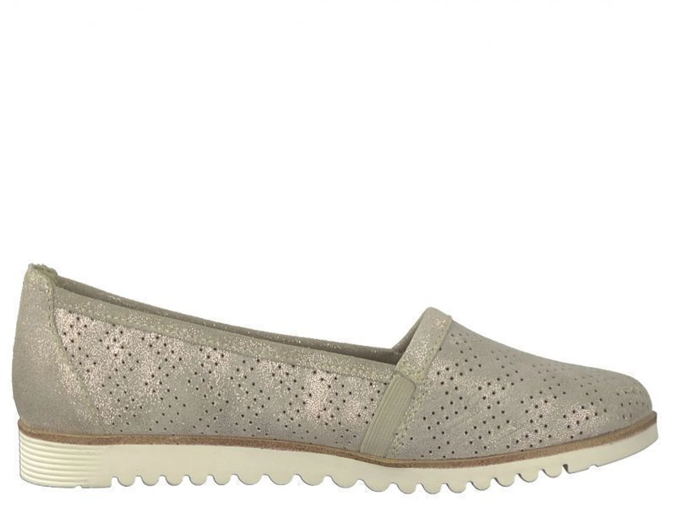 Слипоны и мокасины Tamaris модель 24613-20-405 BEIGE METALLIC Фото