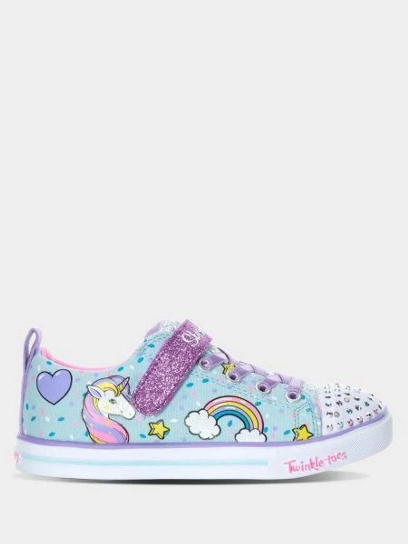Кеды Skechers Twinkle Toes - Sparkle Lite модель 10988L LBMT Фото