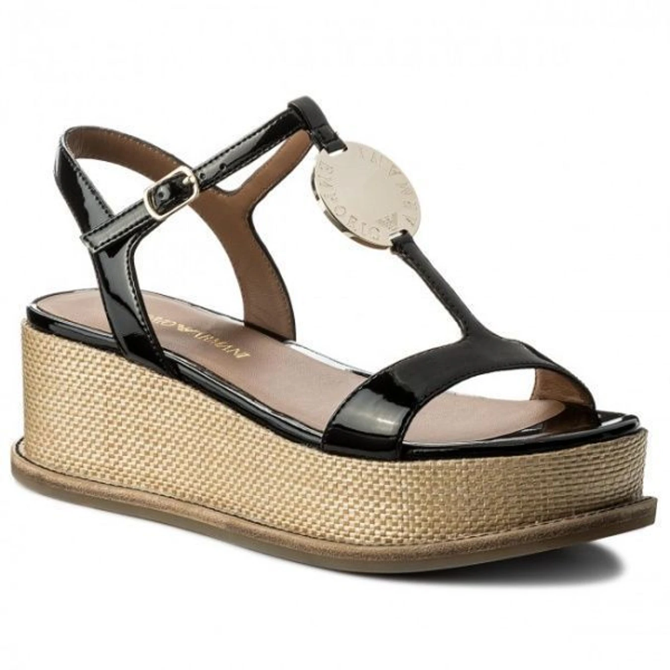 Босоножки Emporio Armani модель X3U068-XD138-00001 Босоножки Emporio Armani модель X3U068-XD138-00001 Фото