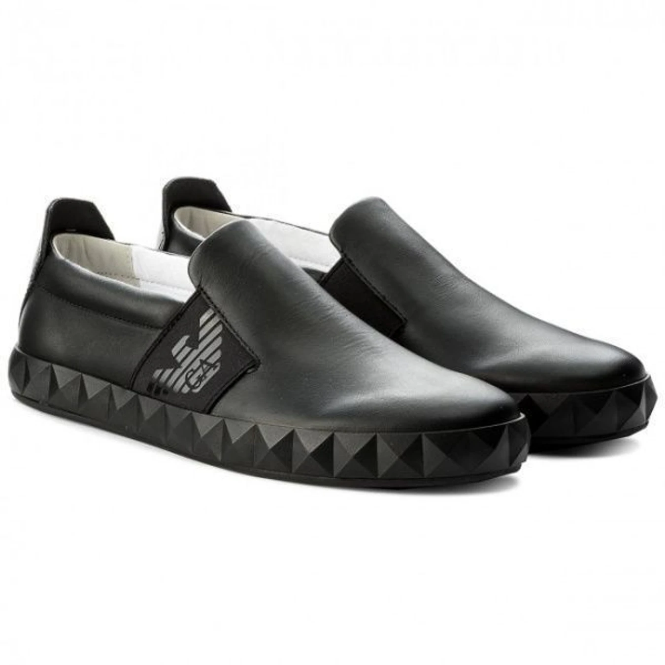 Слипоны и мокасины Emporio Armani модель X4X212-XF187-00002 Фото
