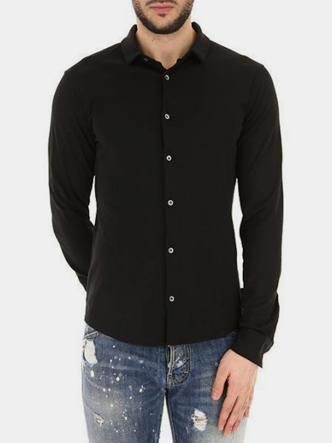 Сорочки Emporio Armani модель 8N1CH6-1JPRZ-0999 Фото