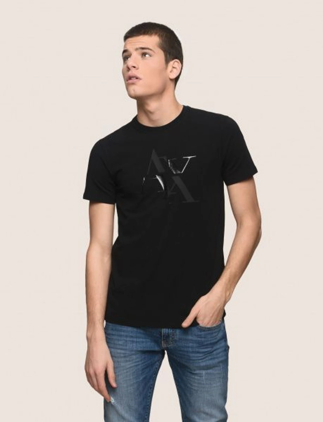 Футболки и поло Armani Exchange модель 3ZZTAT-ZJE6Z-1200 Фото