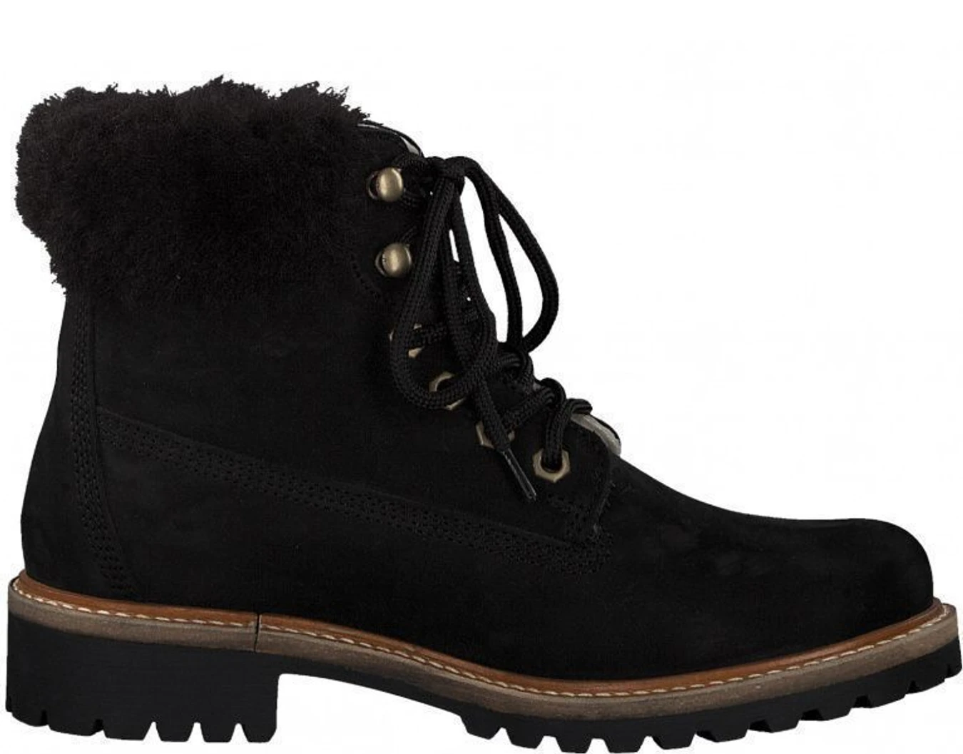 Ботинки и сапоги Tamaris модель 26294-21-024 BLACK FUR Фото
