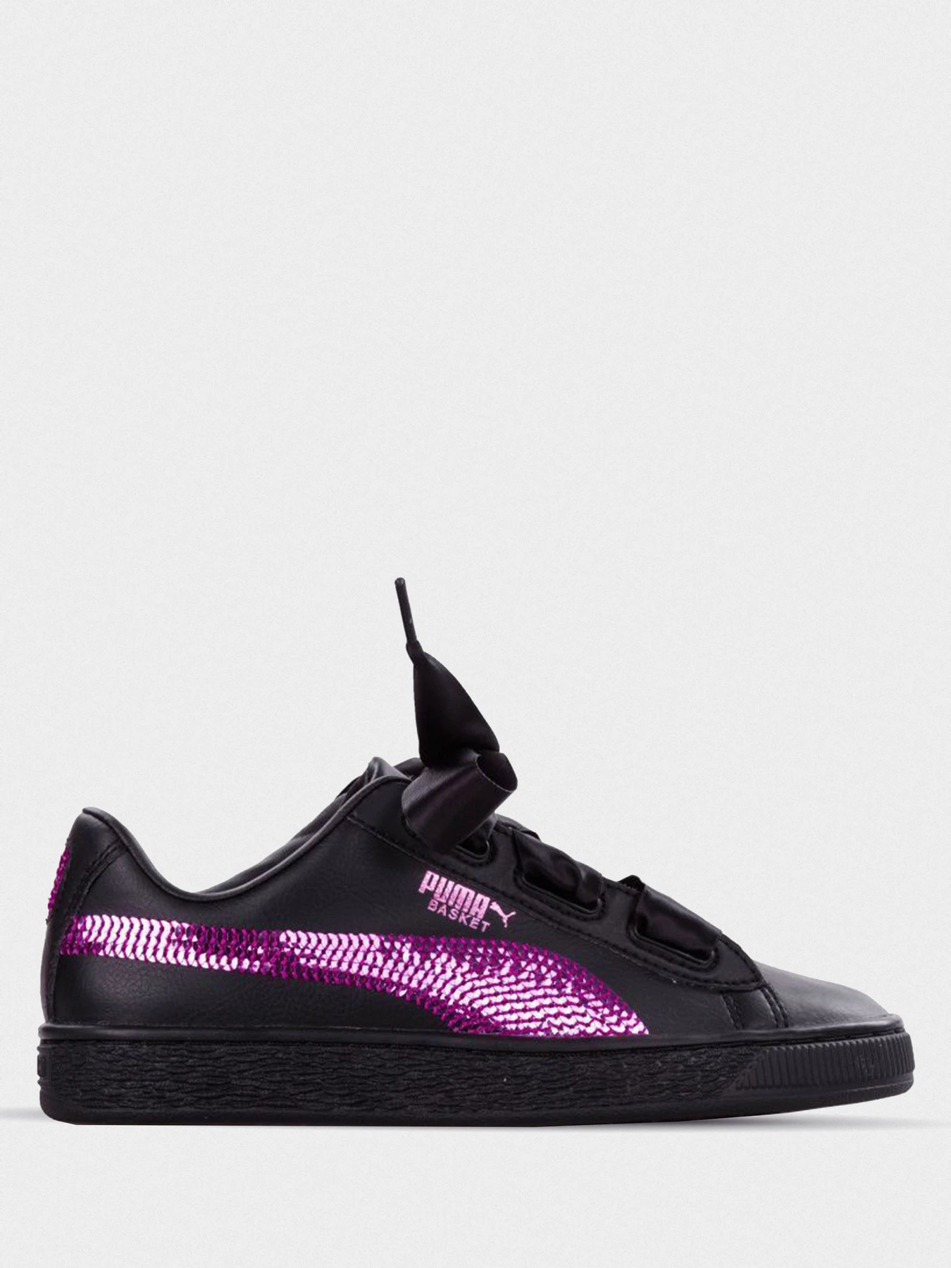 Кроссовки PUMA Basket Heart Bling Jrс модель 36684701 Фото