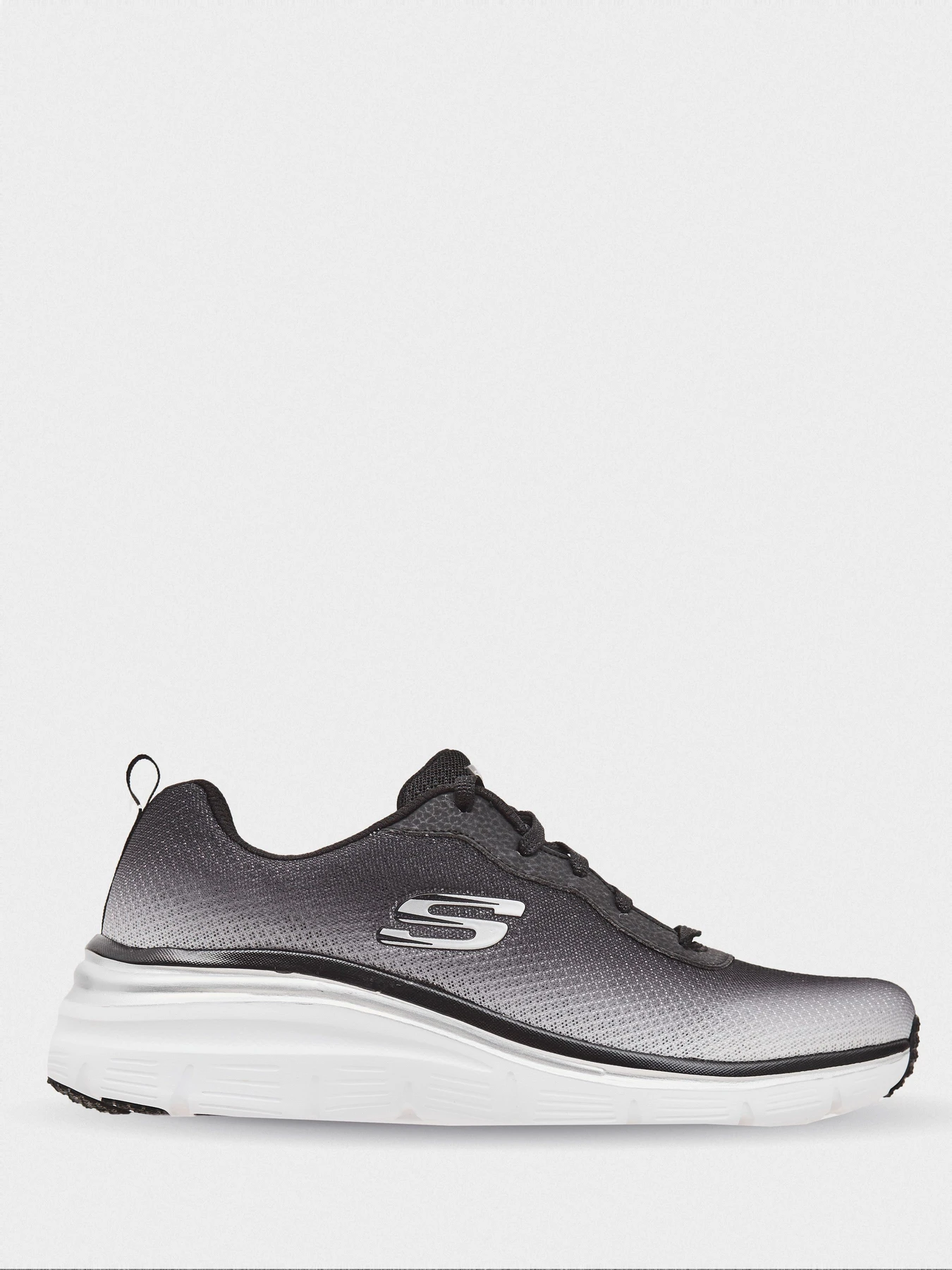 Кроссовки Skechers Fashion Fit - Build Up модель 12717 BKW Фото
