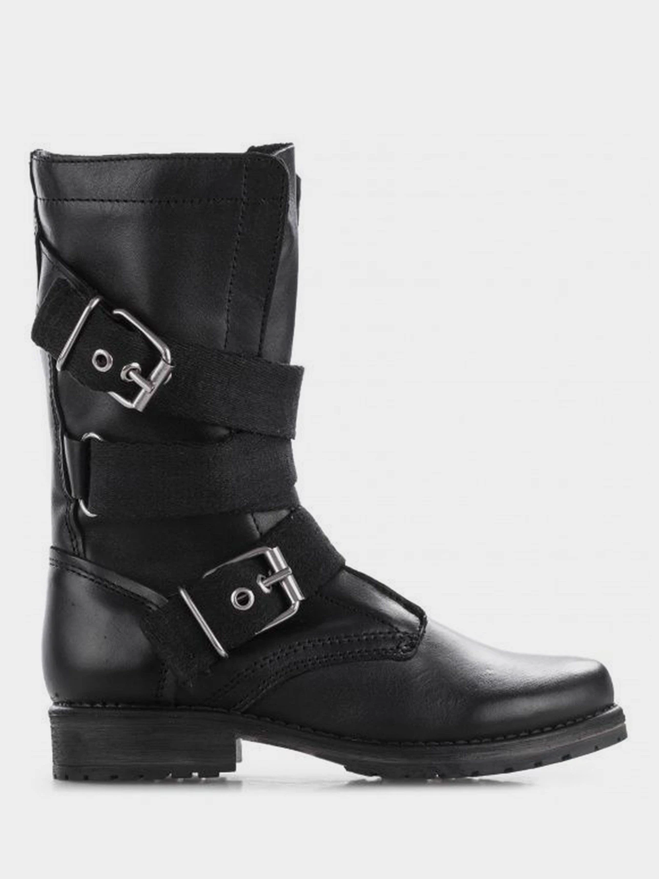 Черевики та чоботи Steve Madden модель SM11000121 BLACK LEATHER Фото