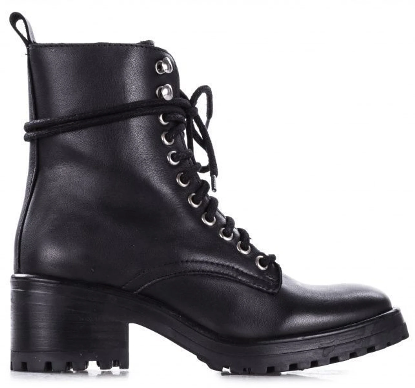 Черевики та чоботи Steve Madden модель SM11000079 BLACK LEATHER Фото