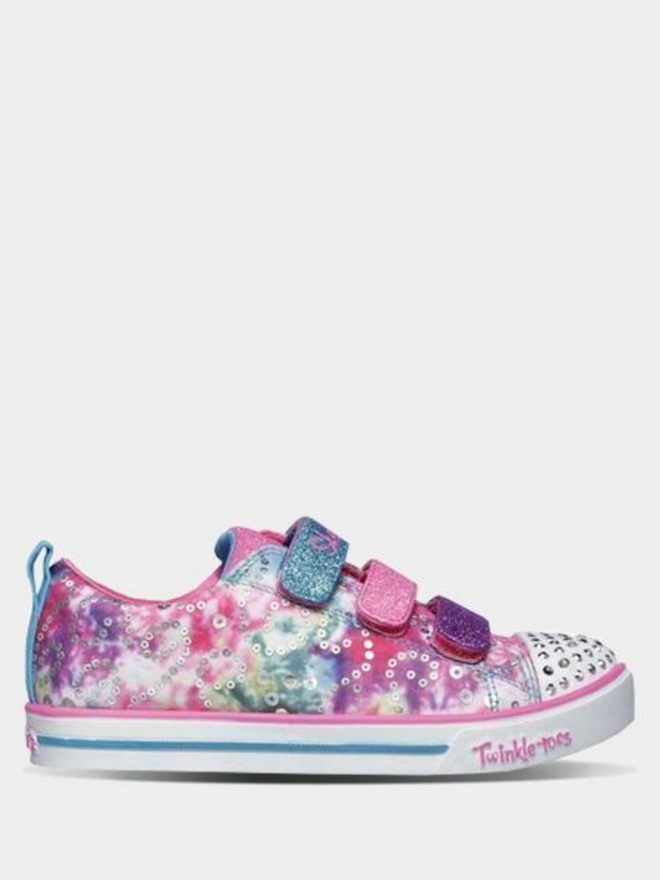 Кеды Skechers Twinkle Toes: Sparkle Lite - Rainbow Brights модель 20146L MLT Фото