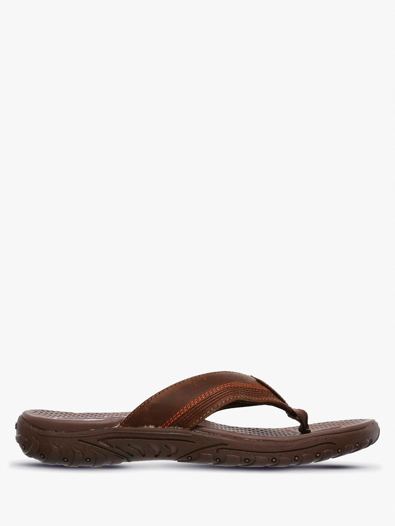 Шлёпанцы Skechers Relaxed Fit: Reggae - Cobano модель 65460 BRN Фото