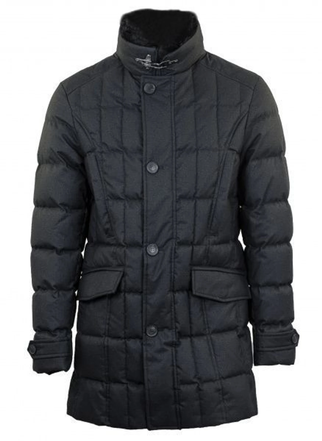 Куртки и дубленки Madzerini модель BERNARDO dark blue Фото