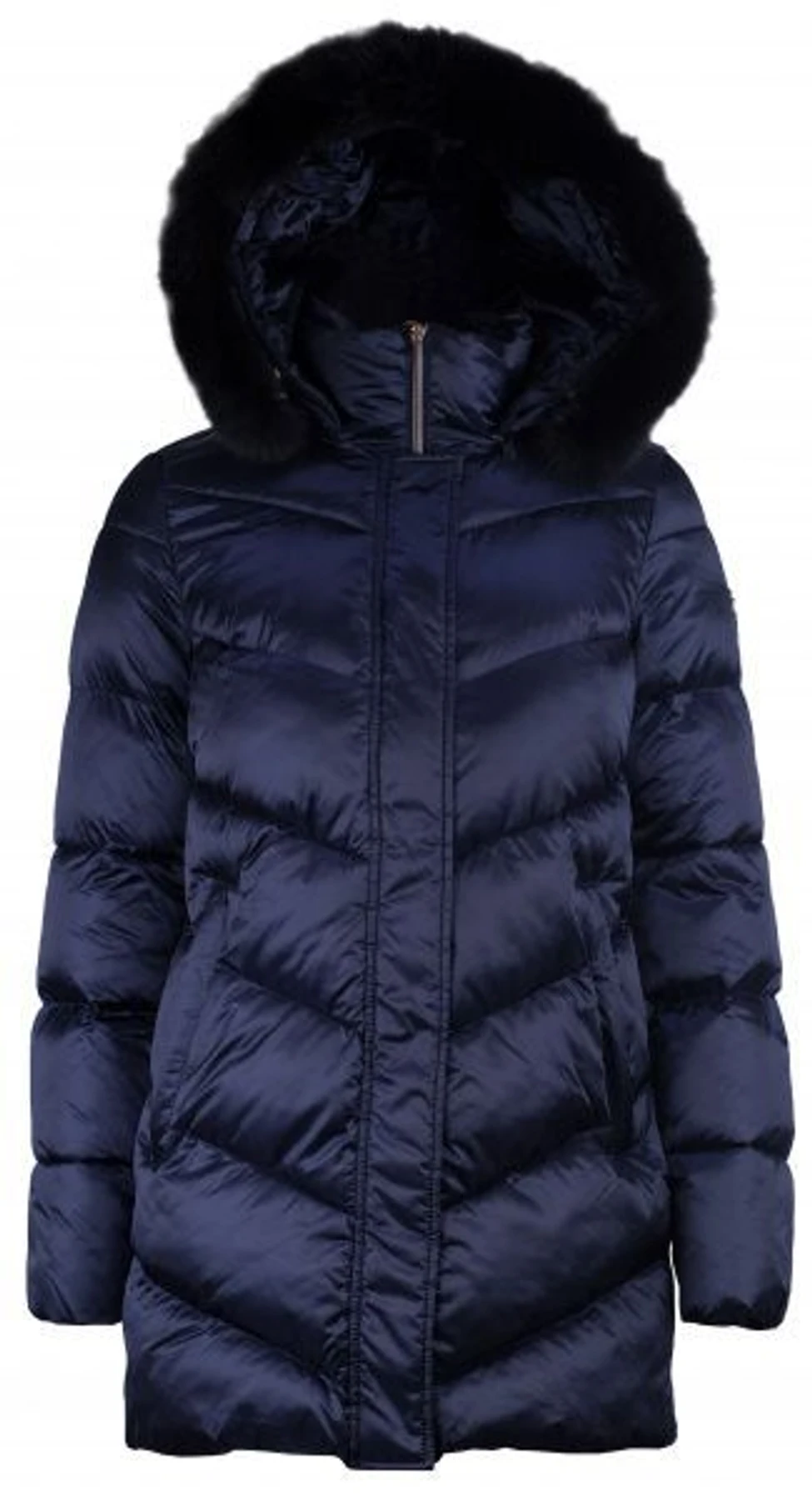 Куртки и дубленки Madzerini модель CARMELLA dark blue Фото