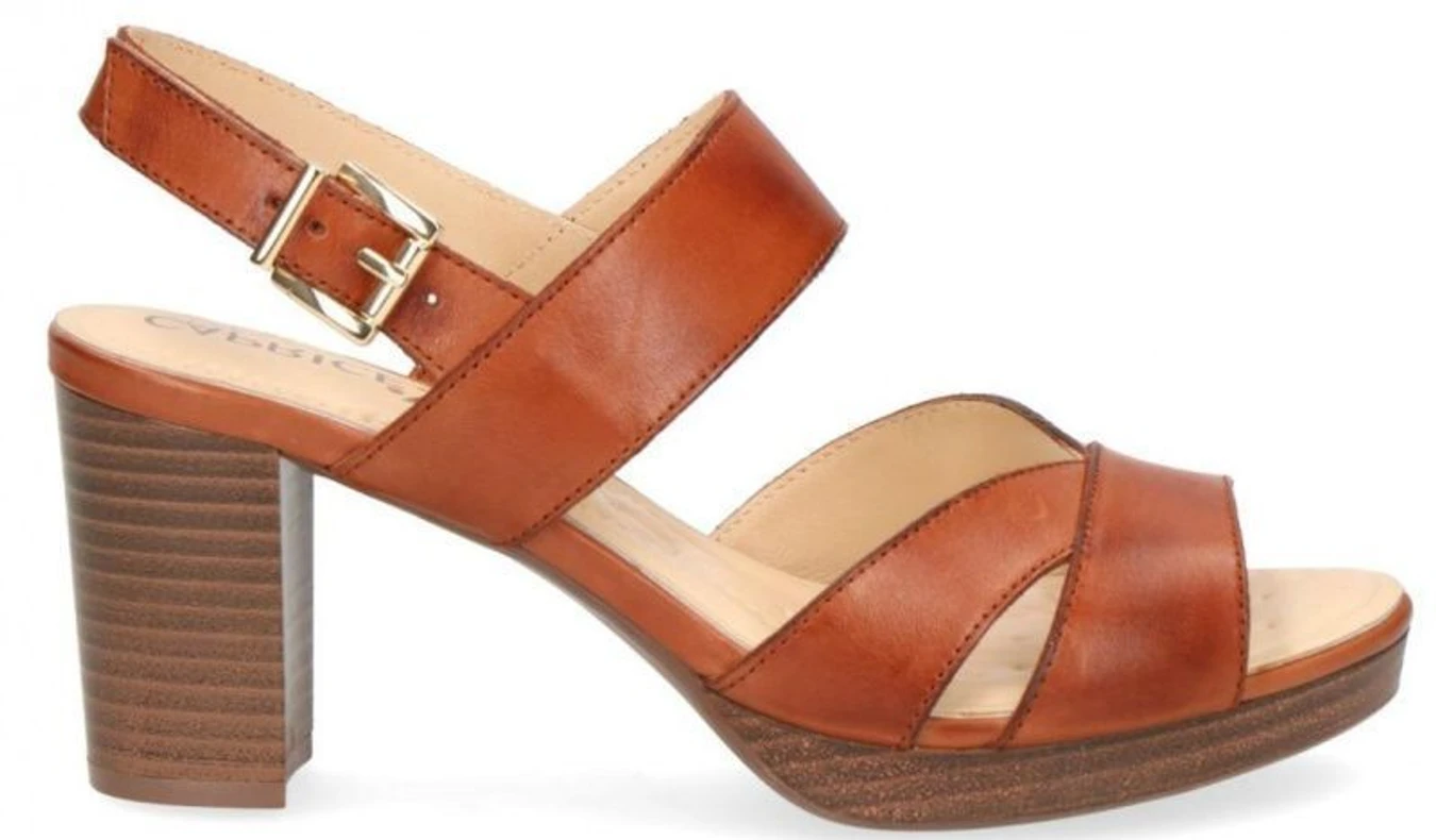 Босоножки Caprice модель 28321-32-303 COGNAC NAPPA Фото