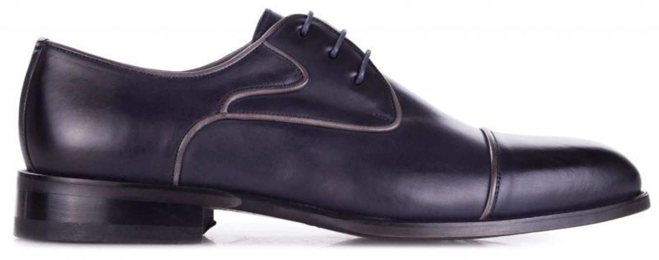 Туфли и лоферы MOLYER модель 11820A002-NAVY SPIRO Фото